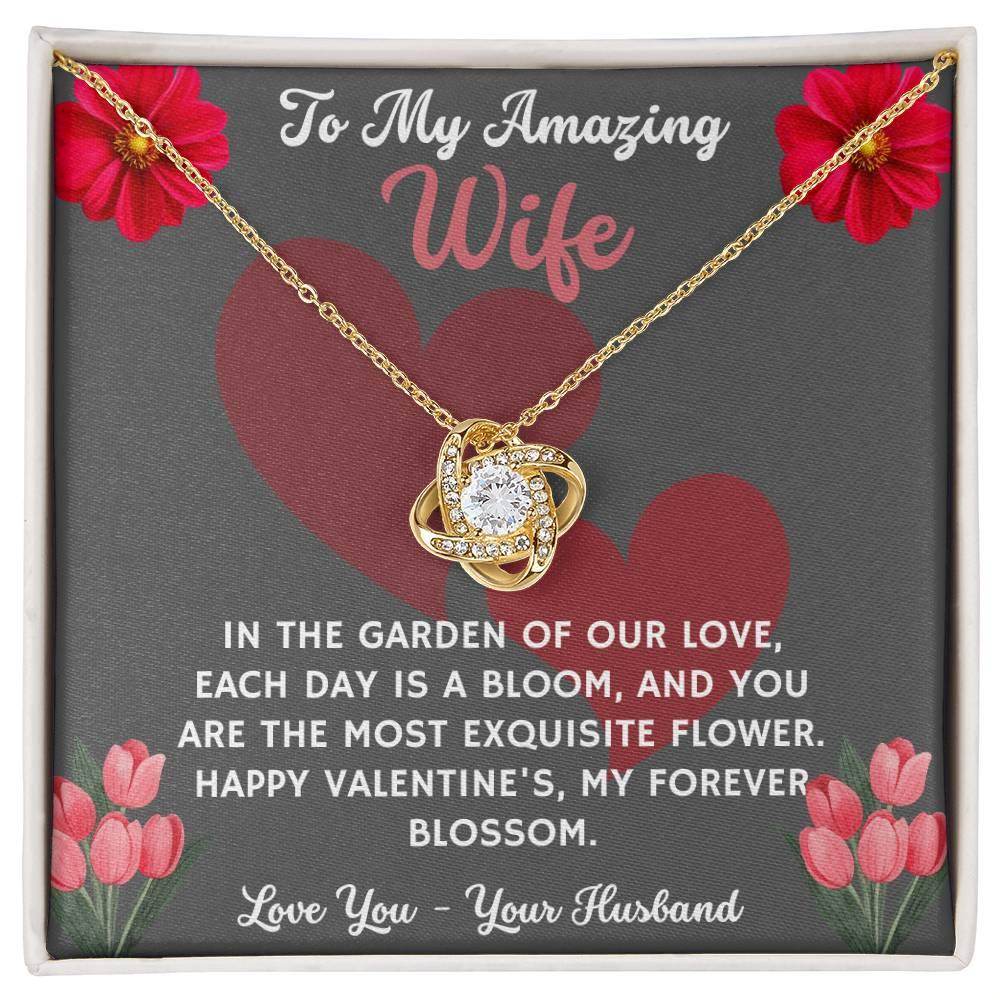 Jewelry Gift To My Amazing Wife - Love Knot Necklace - Giftsmojo