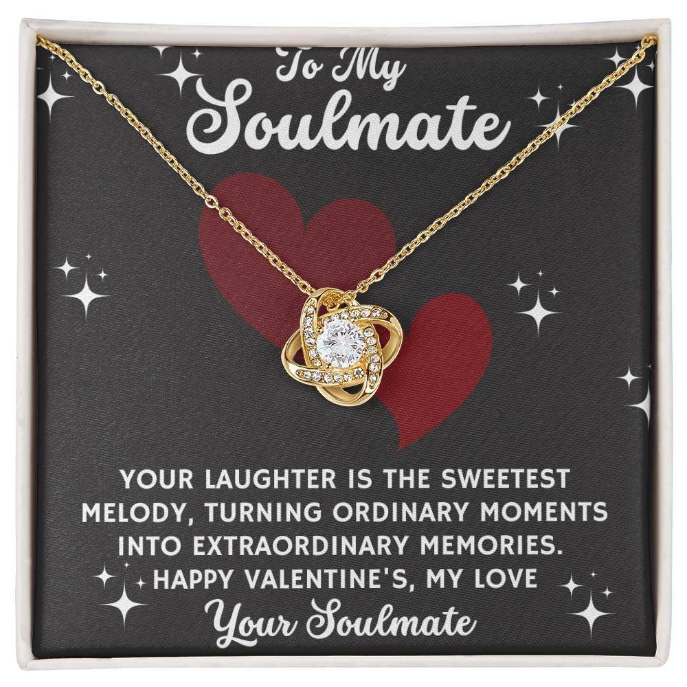 Gift To My Soulmate - Love Knot Necklace - Giftsmojo