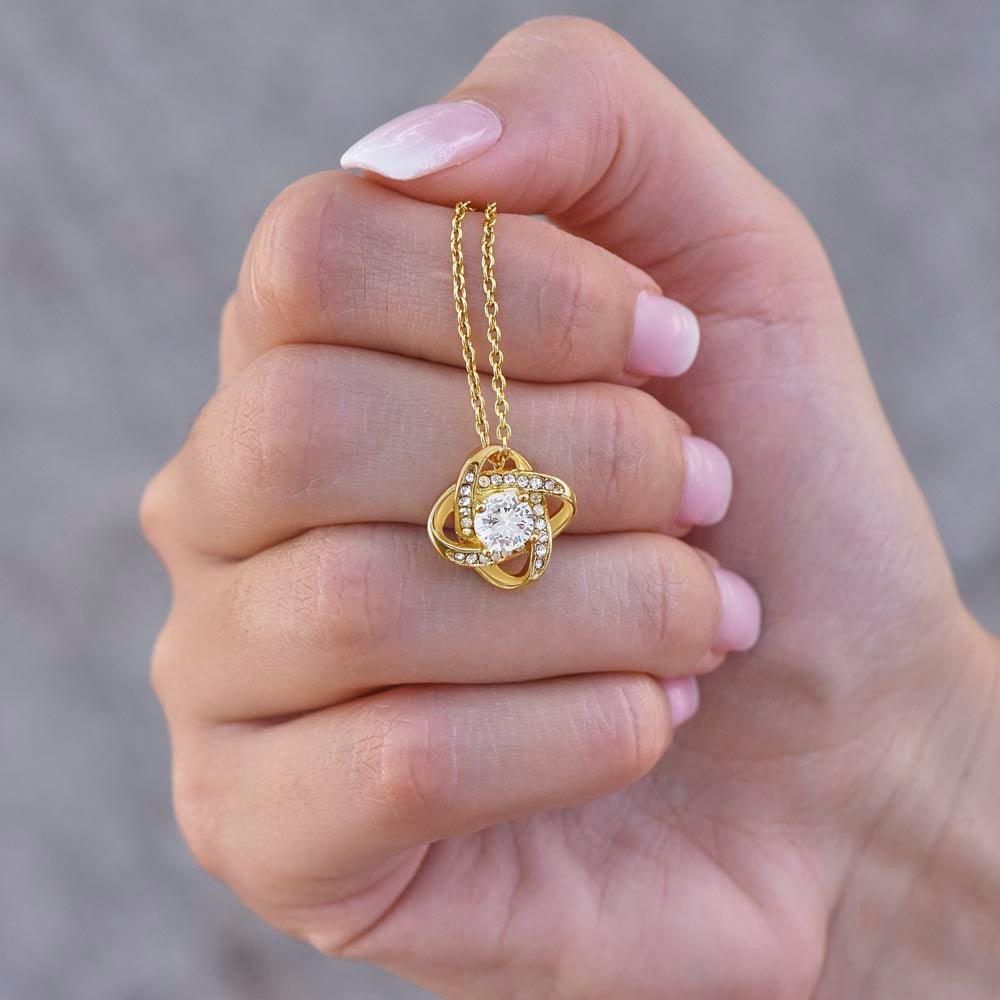 Gift to my smokin' hot wife - Love Knot Necklace - Giftsmojo