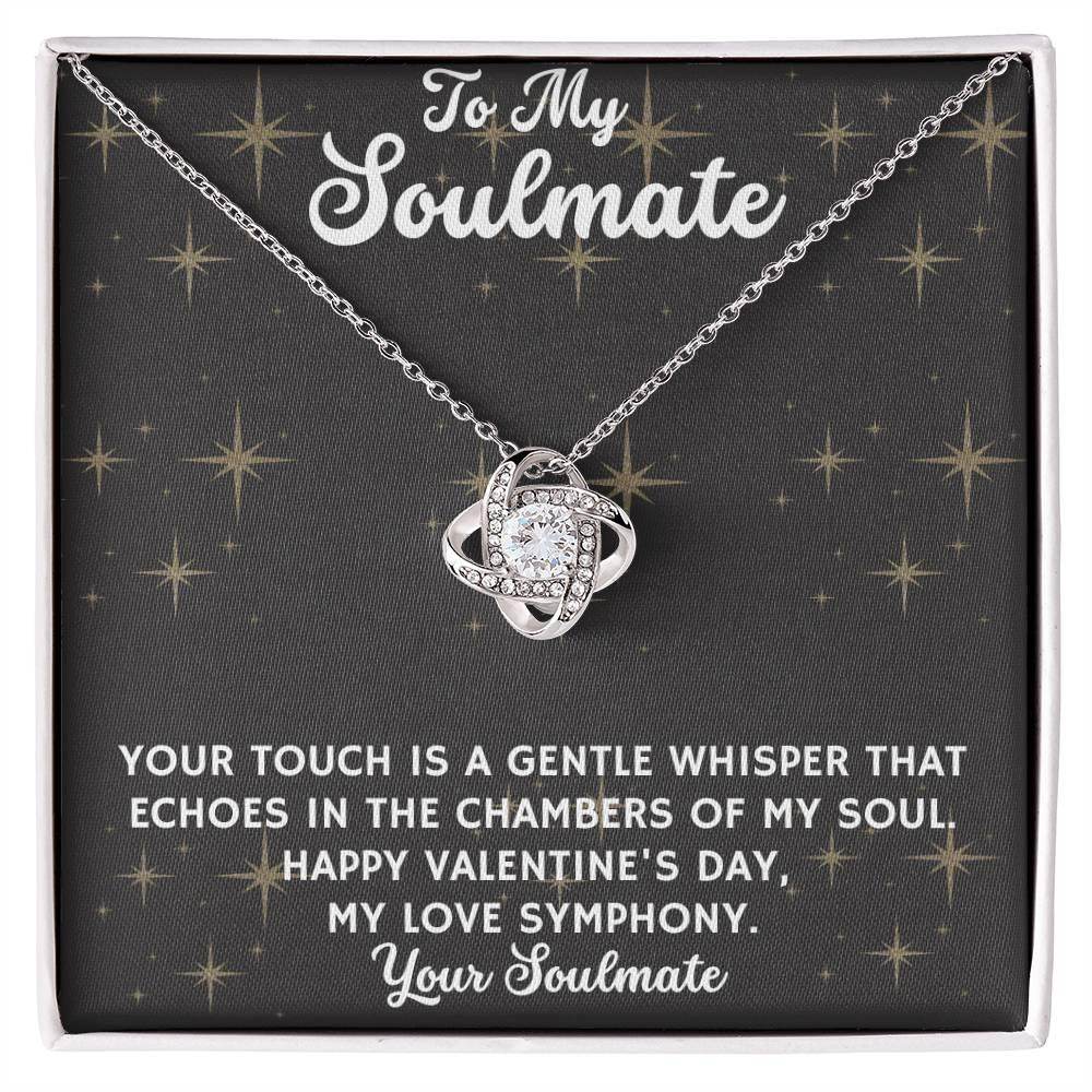 Necklace Gift For My Soulmate - Love Knot Necklace - Giftsmojo