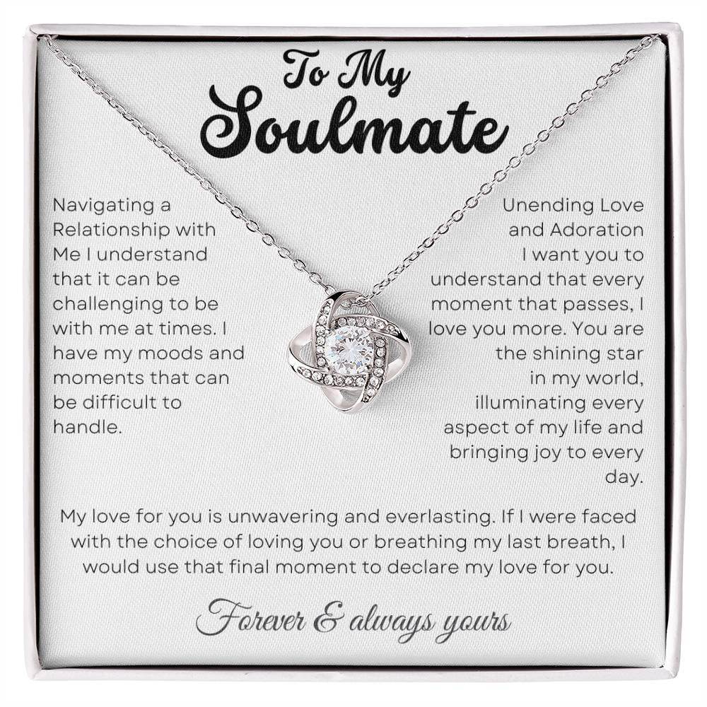 Jewelry Gift For My Soulmate - Love Knot Necklace - Giftsmojo