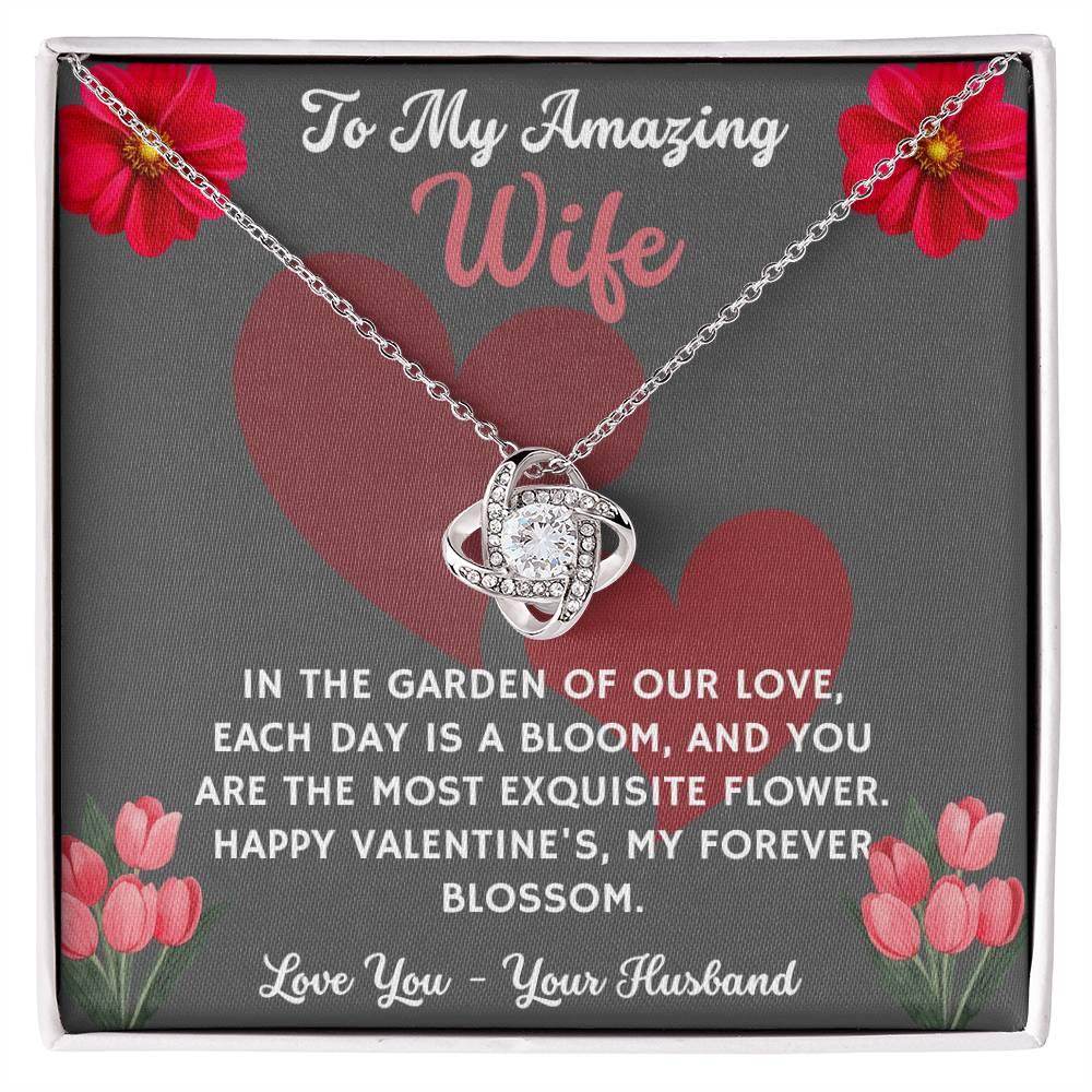 Jewelry Gift To My Amazing Wife - Love Knot Necklace - Giftsmojo