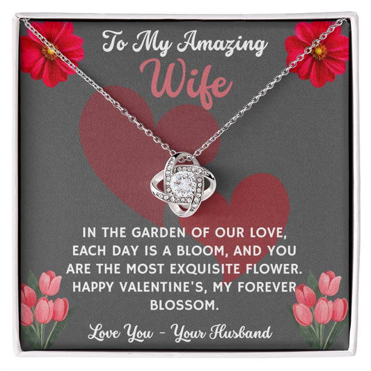 Jewelry Gift To My Amazing Wife - Love Knot Necklace - Giftsmojo