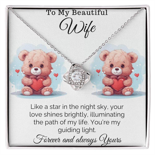 Adorable Valentine Gift for Wife - Love Knot Necklace - Giftsmojo