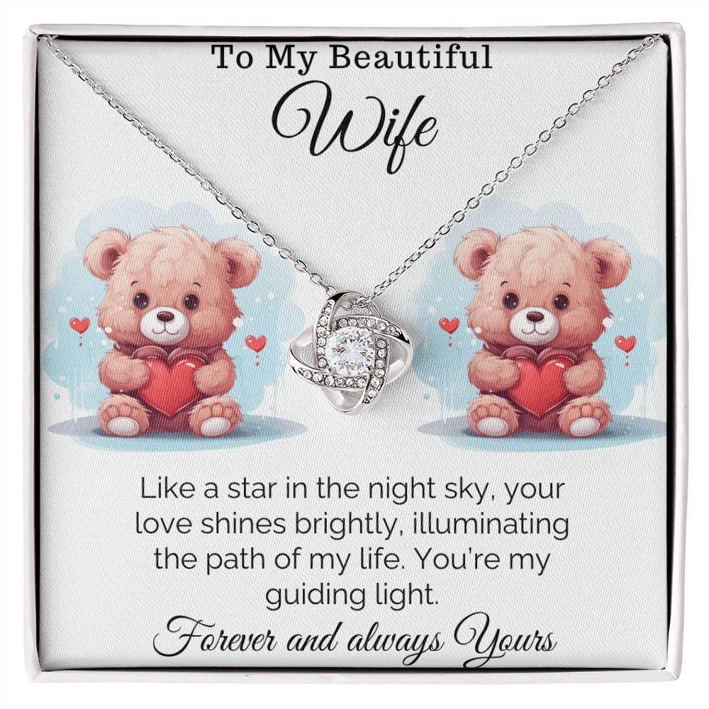 Adorable Valentine Gift for Wife - Love Knot Necklace - Giftsmojo