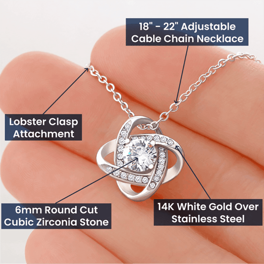 Jewelry Gift For My Soulmate - Love Knot Necklace - Giftsmojo