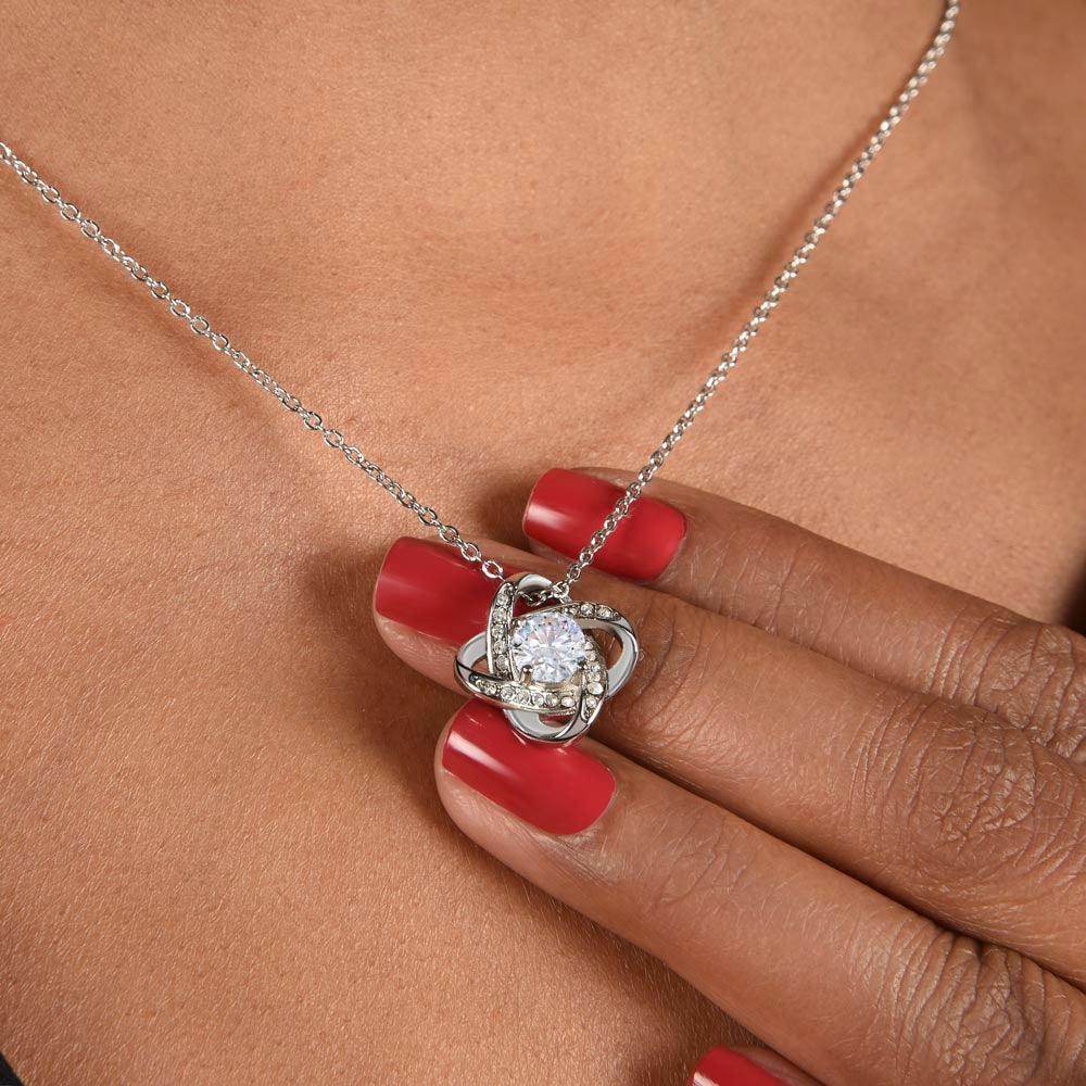 Christmas Gift to Wife From Husband - Love Knot Necklace - Giftsmojo