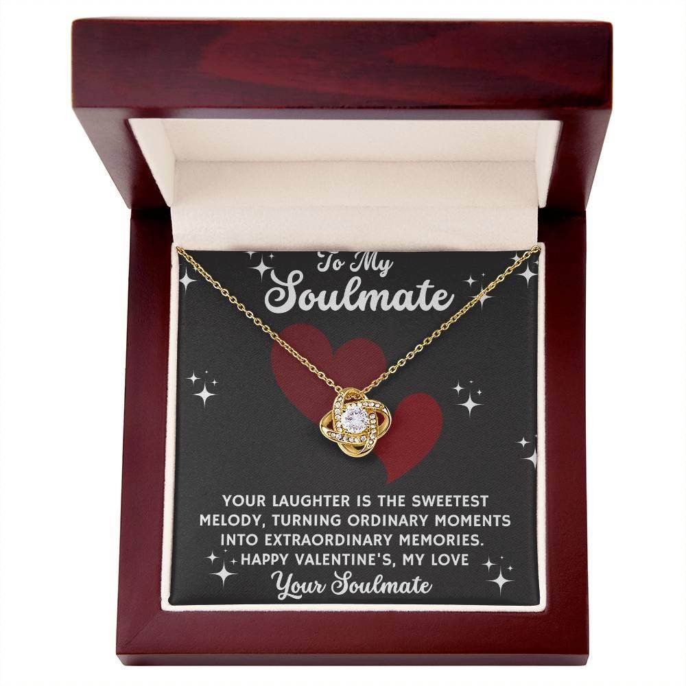 Gift To My Soulmate - Love Knot Necklace - Giftsmojo