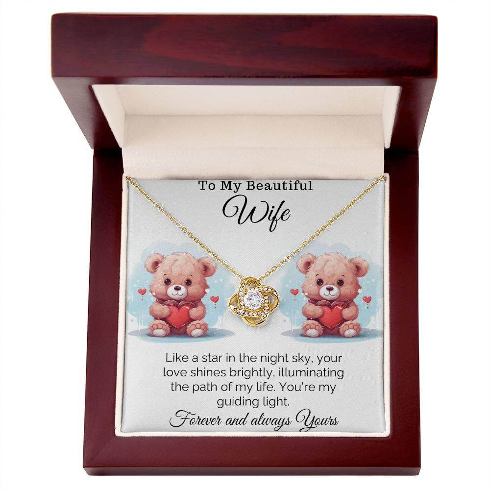 Adorable Valentine Gift for Wife - Love Knot Necklace - Giftsmojo