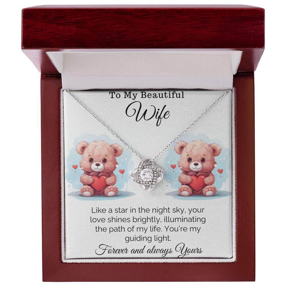 Adorable Valentine Gift for Wife - Love Knot Necklace - Giftsmojo