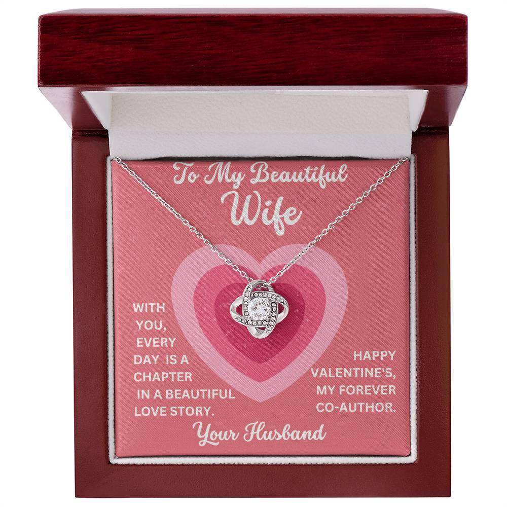 Special Valentine Gift for My Wife - Love Knot Necklace - Giftsmojo