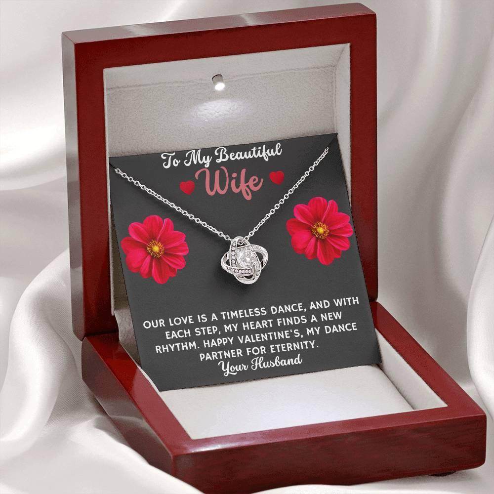 Awesome Gift For Wife - Love Knot Necklace - Giftsmojo