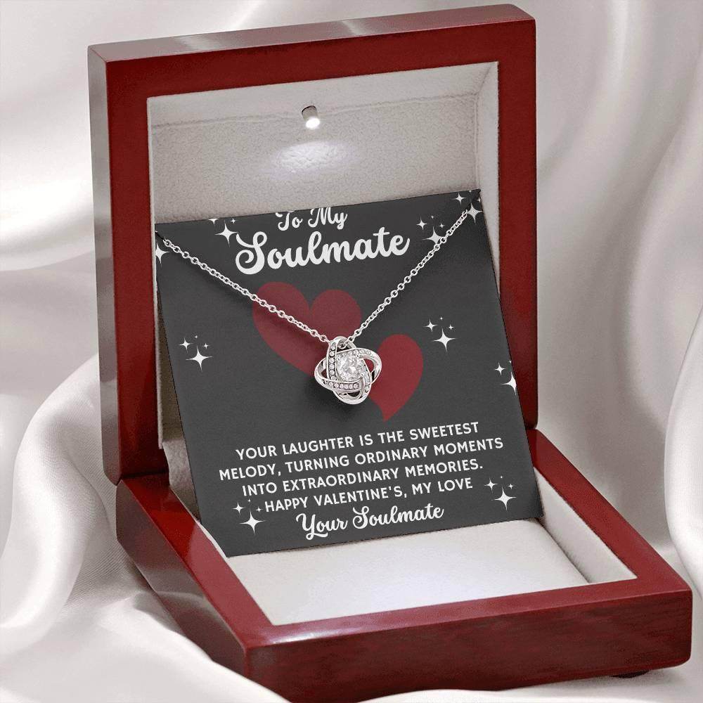 Gift To My Soulmate - Love Knot Necklace - Giftsmojo