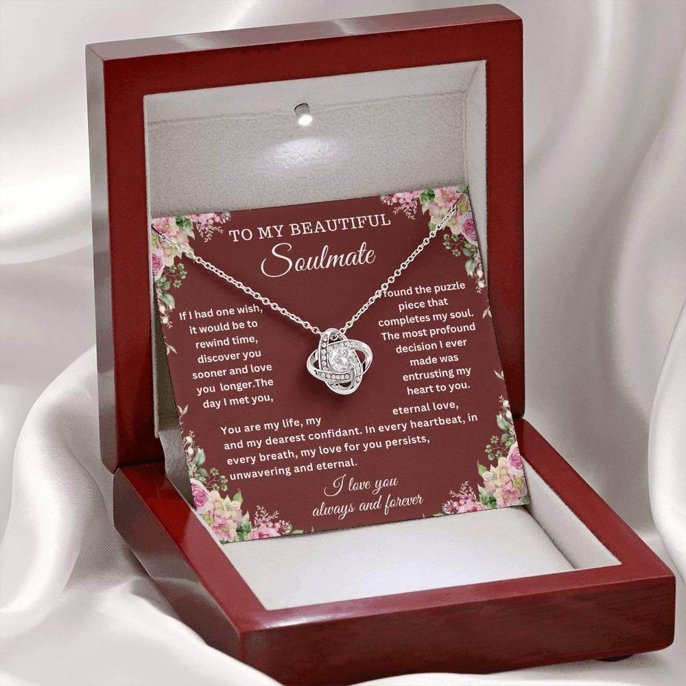 Anniversary Gift for Her, Valentine Gift, Birthday Gift for Wife from Husband - Soulmate Gift - Giftsmojo