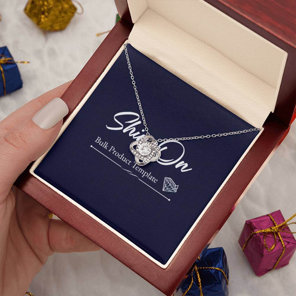 Gift for Wife - Love Knot Necklace - Giftsmojo