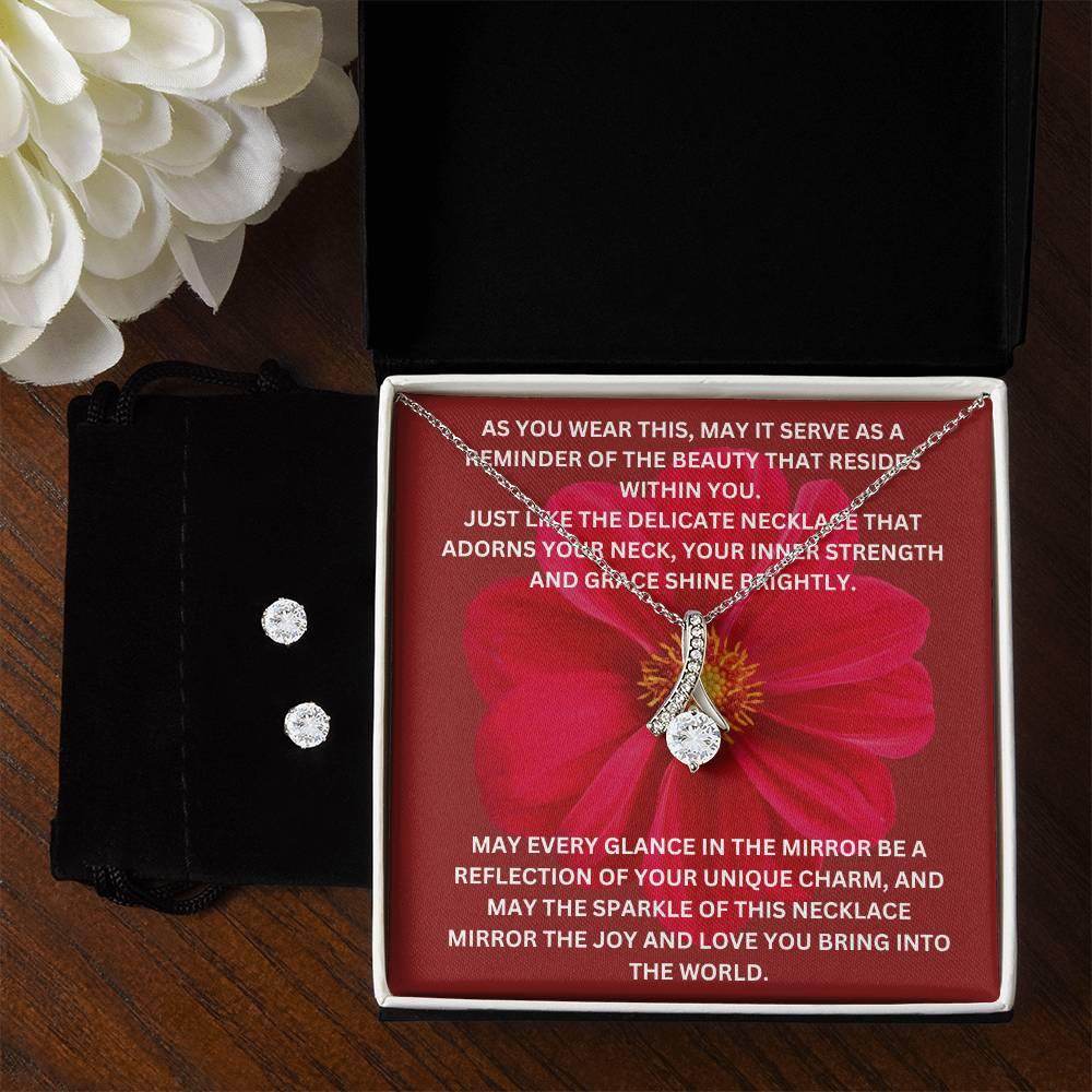 Custom Necklace and Earring Set For Women - Giftsmojo