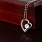 Gift for Mom, Wife, Fiancee, Girlfriend, Sister Aunt, Daughter, Grandma or Friend - Forever Love Heart Necklace - Giftsmojo