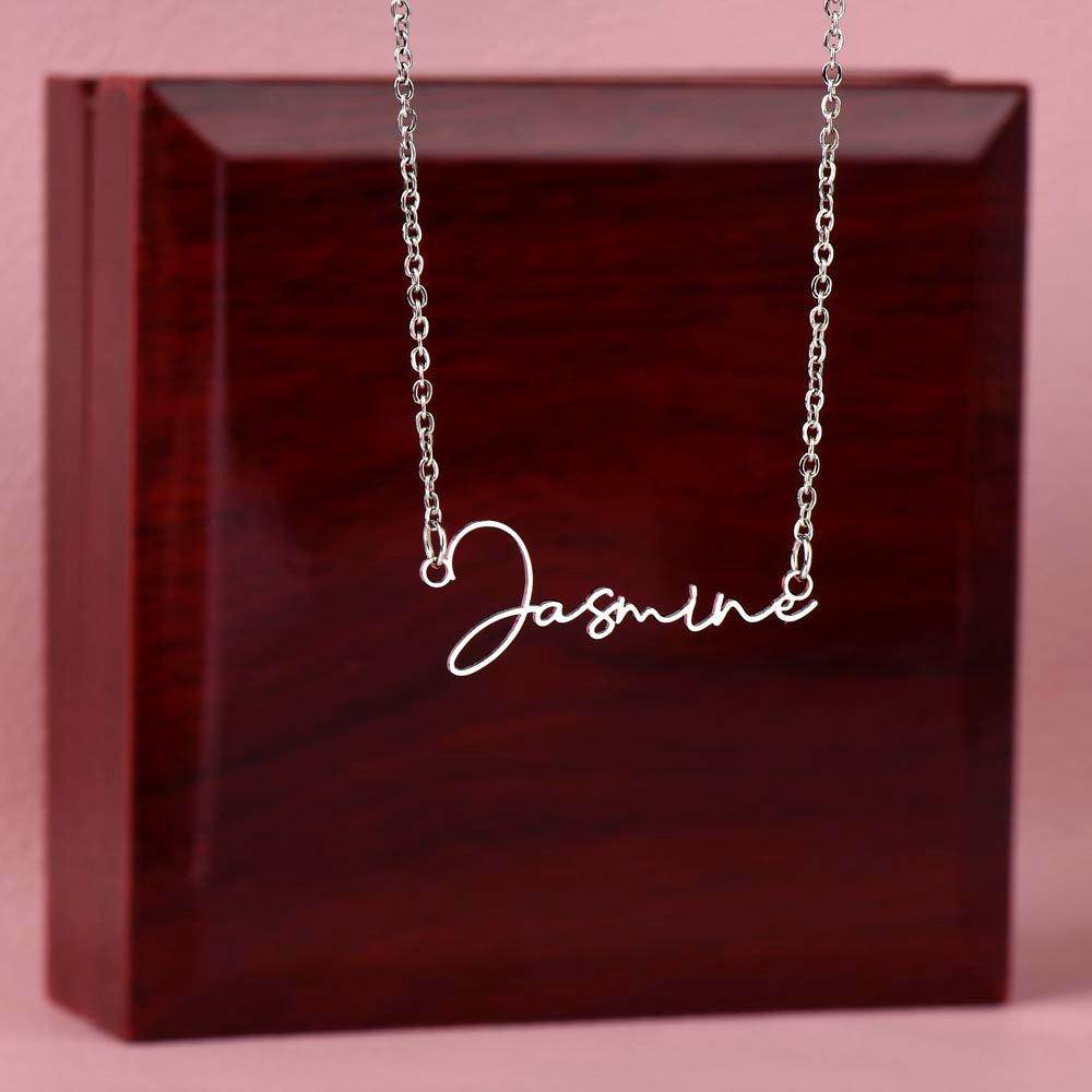 Personalized Signature Name Necklace - Great Gift for Birthday, Christmas and Other Special Events - Giftsmojo