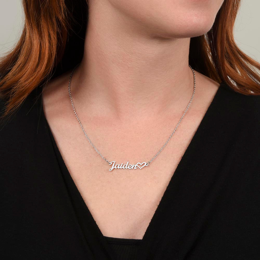 name necklace