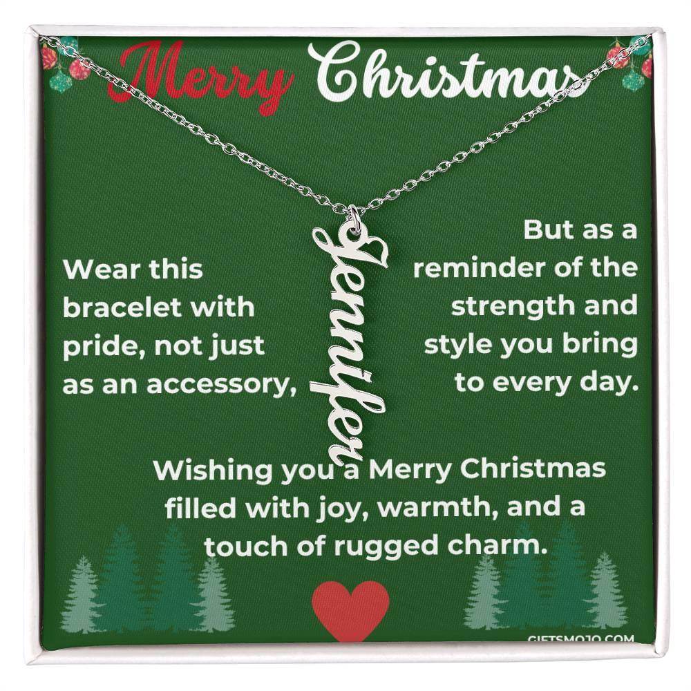Personalized Name Necklace for Christmas - Giftsmojo