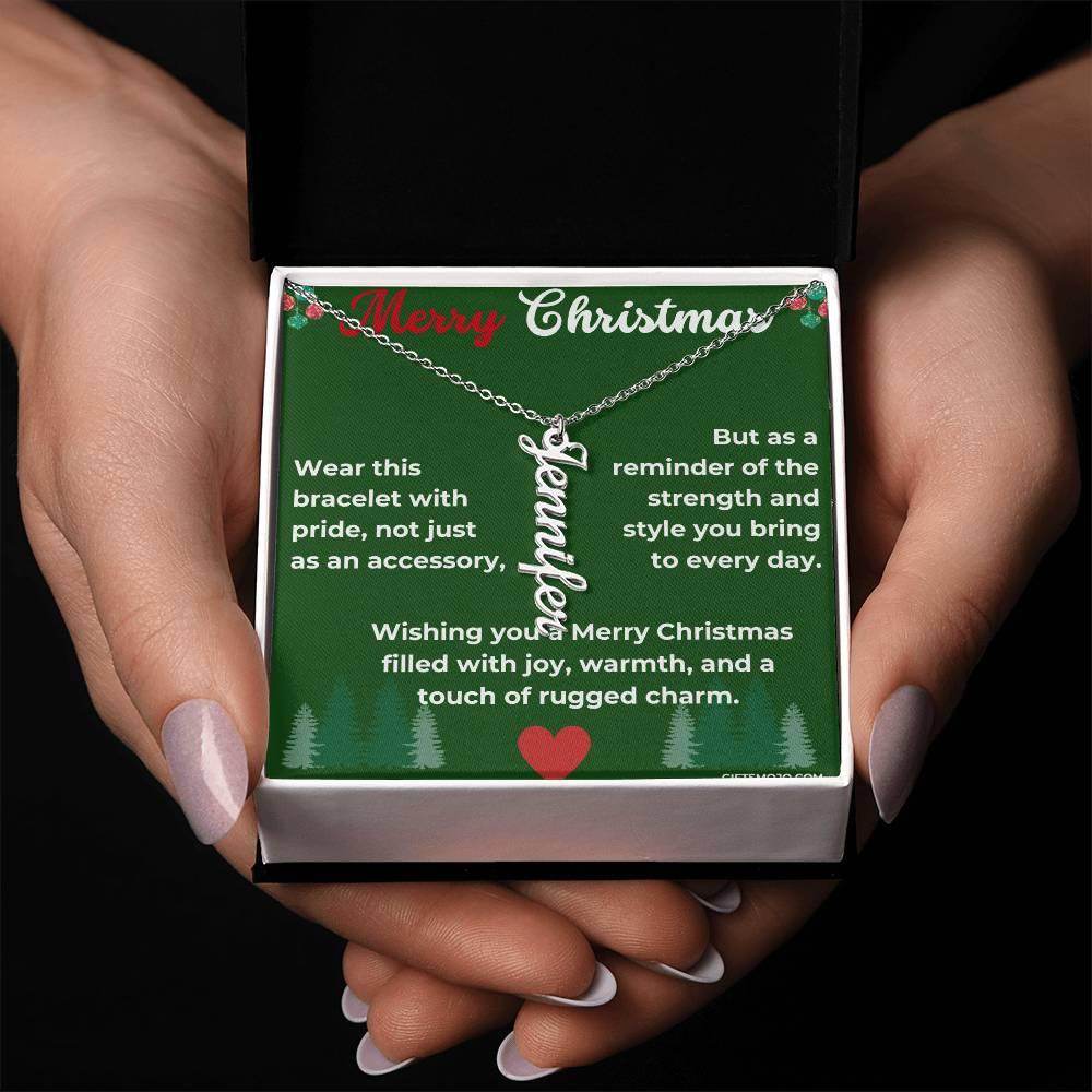 Personalized Name Necklace for Christmas - Giftsmojo