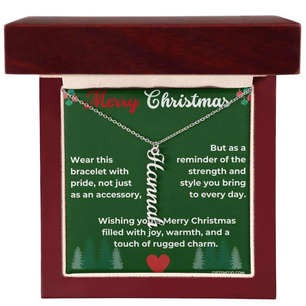 Personalized Name Necklace for Christmas - Giftsmojo