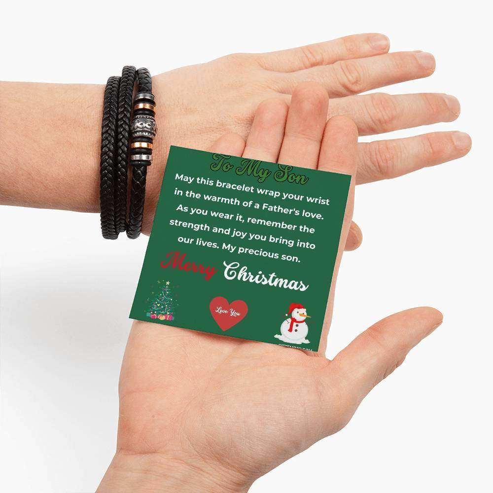 Christmas Gift To My Son From Dad Bracelet - Giftsmojo