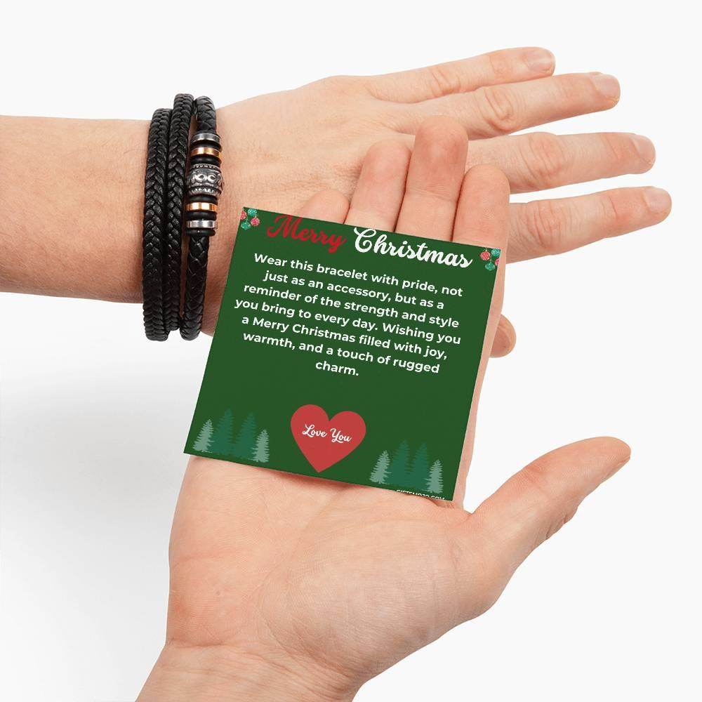 Merry Christmas Gift Bracelet - Love You For Ever Bracelet - Giftsmojo