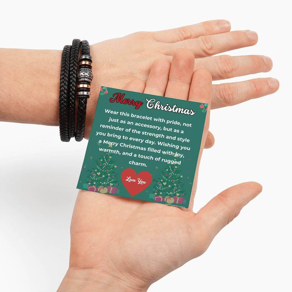 Merry Christmas Gift Bracelet - Love You For Ever Bracelet - Giftsmojo