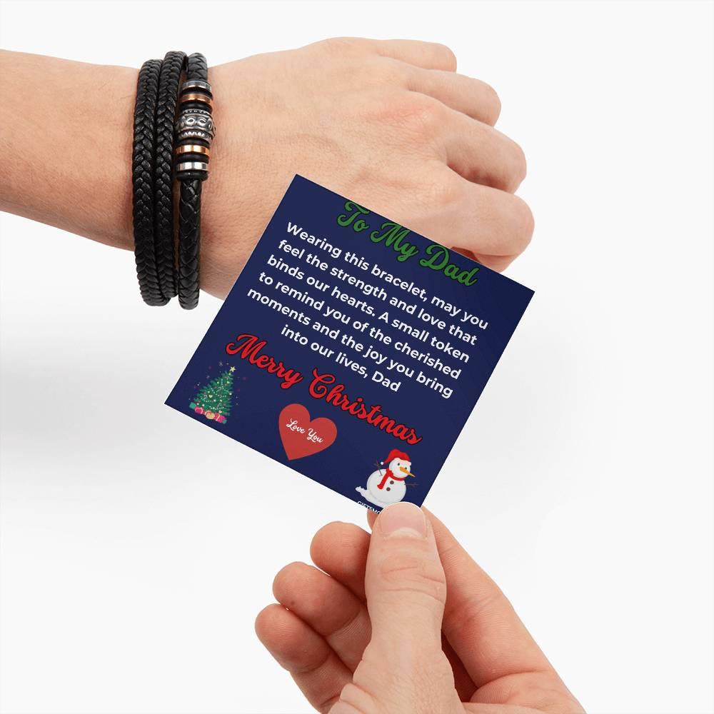 Gift To Dad For Christmas - Love You For Ever Bracelet - Giftsmojo