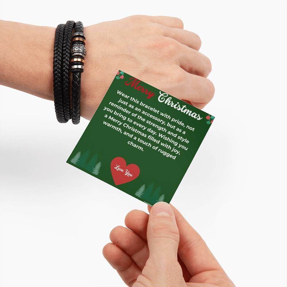 Merry Christmas Gift Bracelet - Love You For Ever Bracelet - Giftsmojo