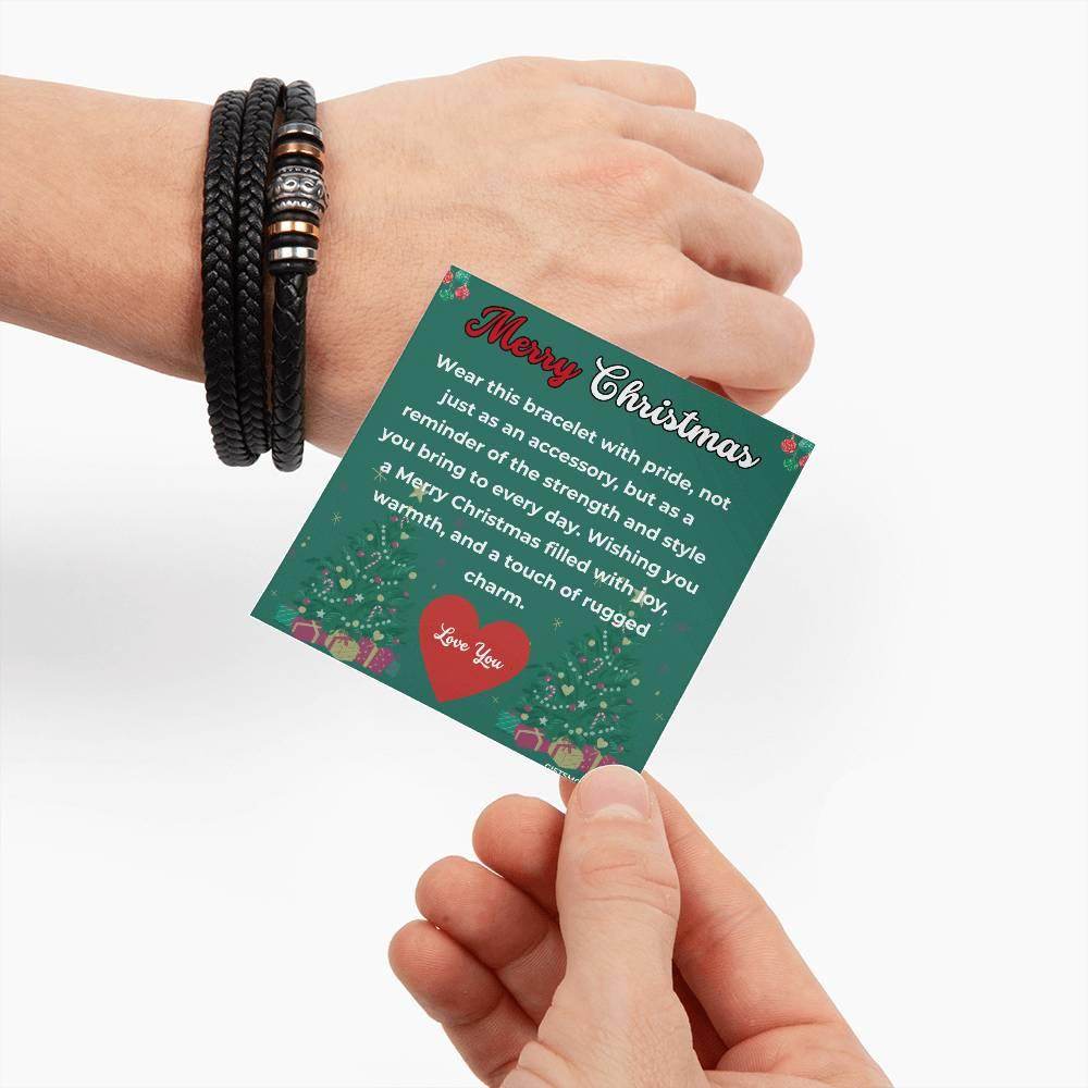 Merry Christmas Gift Bracelet - Love You For Ever Bracelet - Giftsmojo
