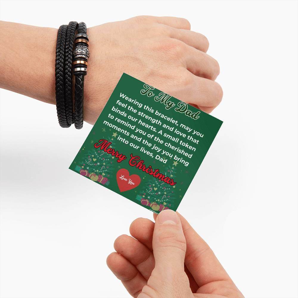 Christmas Gift To My Dad Bracelet - Love You For Ever Bracelet - Giftsmojo