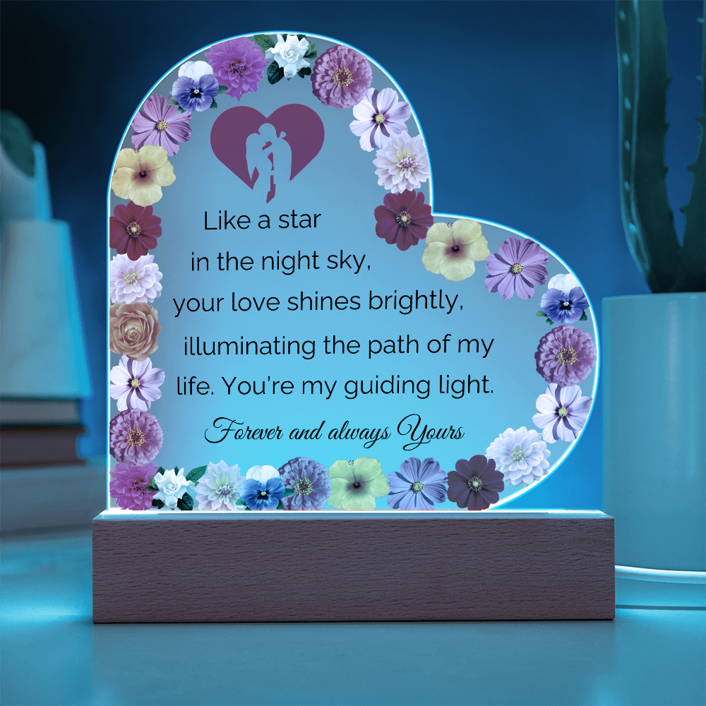 Valentine Heart Acrylic Plaque