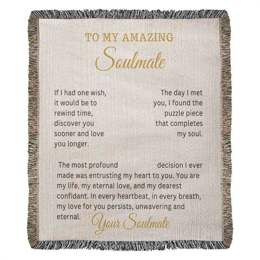 Gift for Wife from Husband - Soulmate Gift Anniversary Valentine Gift - Giftsmojo