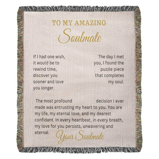 Gift for Wife from Husband - Soulmate Gift Anniversary Valentine Gift - Giftsmojo