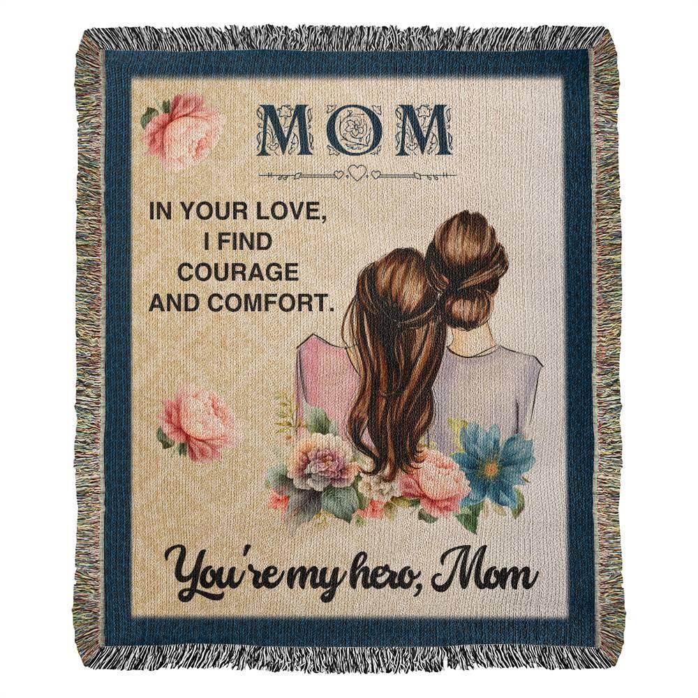 Heirloom Woven Blanket for Mom: A Timeless Hug of Love - Giftsmojo