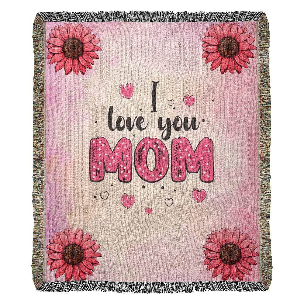 Mom Heirloom Woven Blanket - Great Gift for Mom for Her Birthday, Christmas, Mother's day or Valentine's Day - Giftsmojo