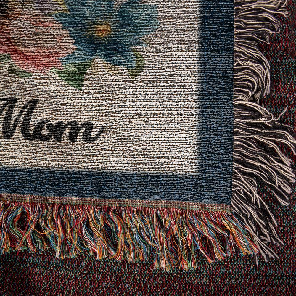 Cotton Woven Blanket for Mom: Embrace Cozy Elegance in Every Thread - Giftsmojo