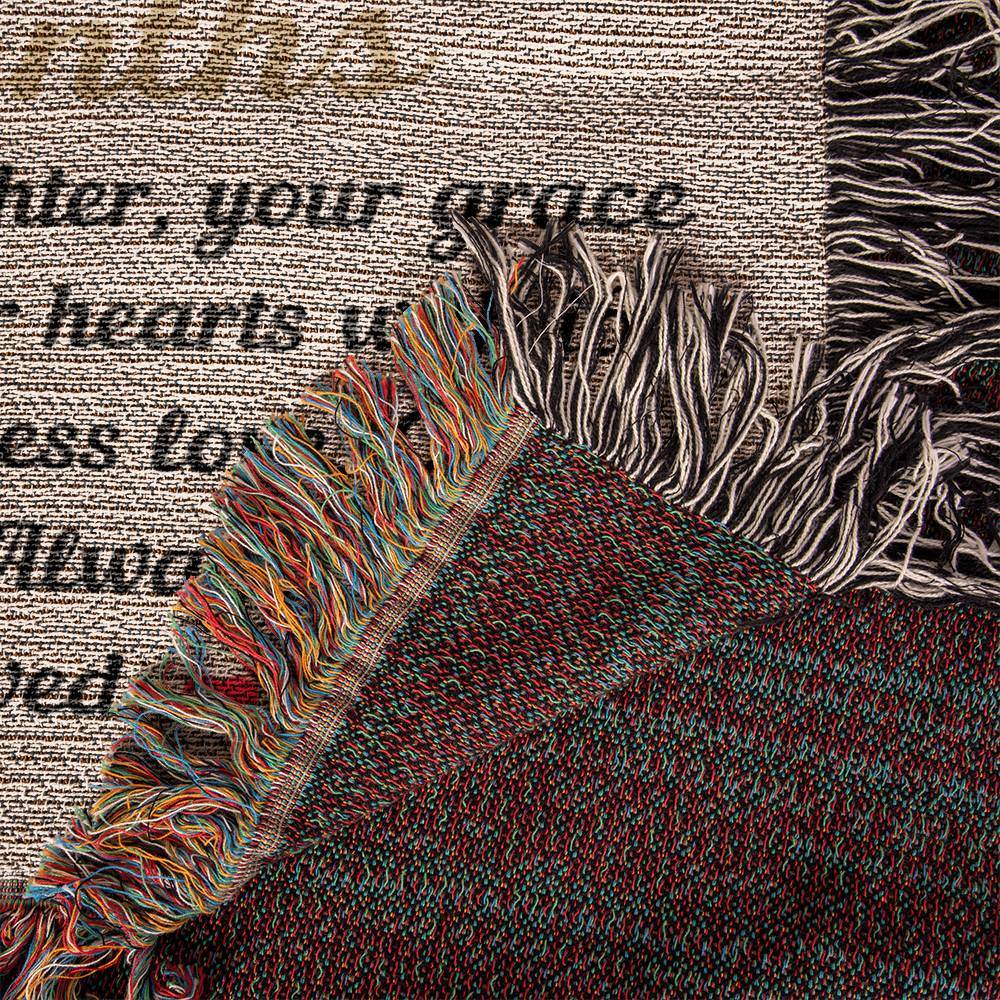 Personalized Milestone Blanket - Heirloom Woven Blanket - Giftsmojo