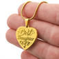 Personalized Engraved Heart Necklace for Daughter