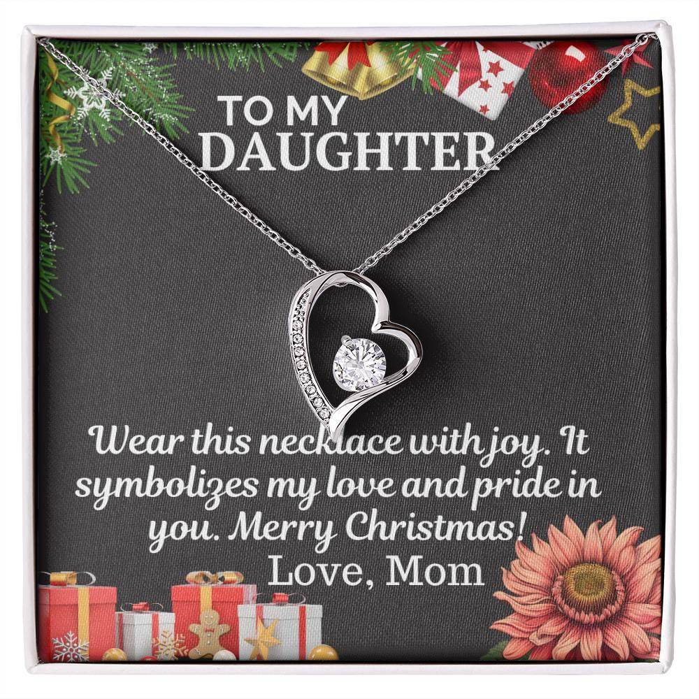 Gift To My Daughter from Mom - Forever Love Necklace - Giftsmojo