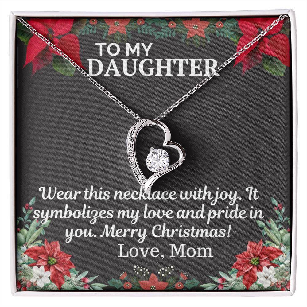 Gift To My Daughter from Mom - Forever Love Necklace - Giftsmojo