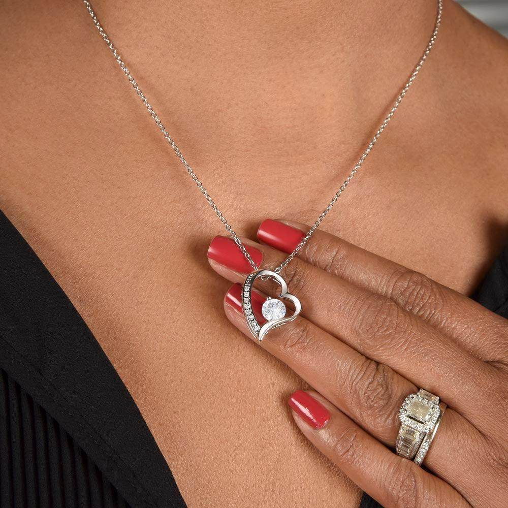 Custom Christmas Gift to Wife From Husband - Forever Love Necklace - Giftsmojo