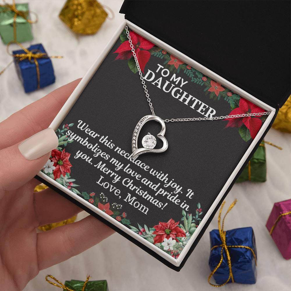Gift To My Daughter from Mom - Forever Love Necklace - Giftsmojo
