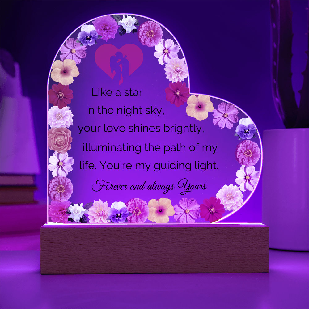 Valentine Heart Acrylic Plaque