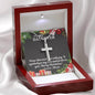 Gift To My Daughter from Mom - Stainless Cross Necklace - Giftsmojo