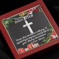 Gift To My Daughter from Mom - Stainless Cross Necklace - Giftsmojo