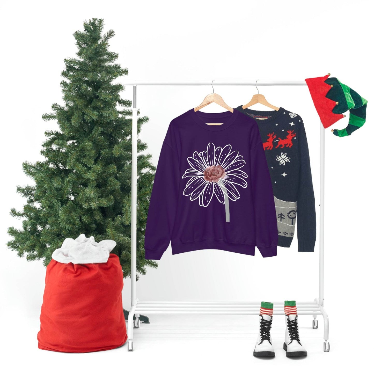 Floral Sweatshirt, Wildflower Sweatshirt, Flower sweatshirt, Wild Flowers - Giftsmojo