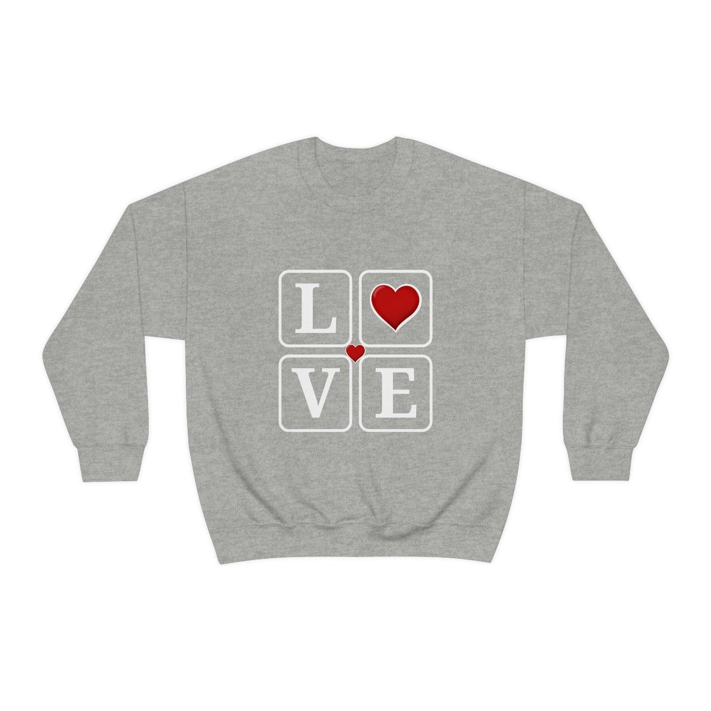 Love square Hearts Sweatshirt